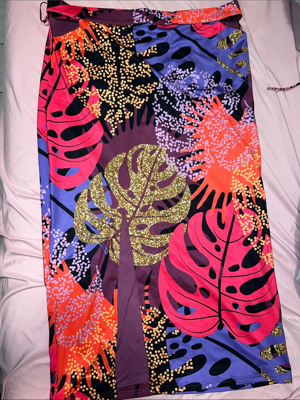 Women’s Tropical Print Swim Skirt set - Multi